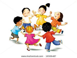 stock-photo-a-concept-illustration-of-children-play-together-to-show-concept-of-happiness-hand-drawing-outline-16506487