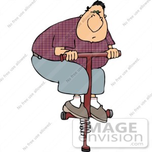 14964-chubby-man-on-a-pogo-stick-clipart-by-djart